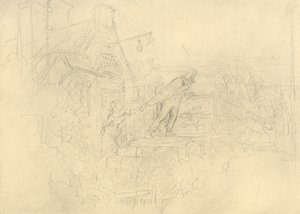 泽普勒（Der Zechpreller），19世纪中叶，c1924年。 作者 卡尔·斯皮茨维格
