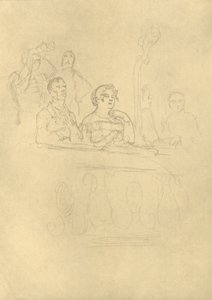 在19世纪中叶左右的der Loge，c1924年。 作者 卡尔·斯皮茨维格