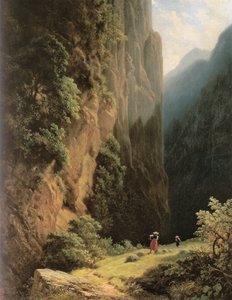 割草机妇女在山上 作者 卡尔·斯皮茨维格