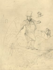 艰难的穿越，19世纪中叶，c1924。 作者 卡尔·斯皮茨维格