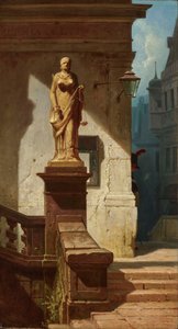 法律的眼睛 Justitia, 1857. 作者 卡尔·斯皮茨维格