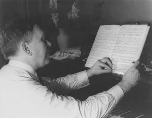 亨利-路易斯-门肯（1880-1956 年），1932 年 7 月（明胶银版画） 作者 卡尔·范韦希顿