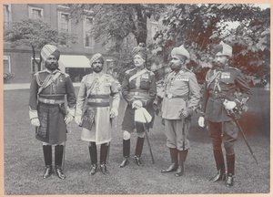 金的印度有序军官，1911年