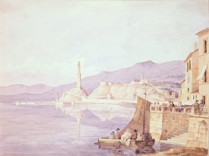 热那亚港口，1835年