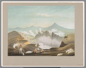 西爪哇的贡土尔火山