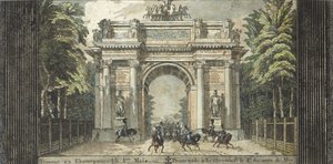 凯瑟琳霍夫（Catherinehof）节，1824-1825年。 作者 卡尔·冯·汉佩尔恩