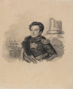 AP Butovsky的肖像，1817年至1826年之间。