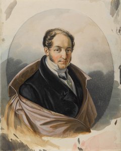 亚历山大·伊万诺维奇·洛勒（Alexander Ivanovich Lorer）的肖像1779-1824，1820年代初期。