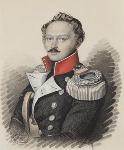 亚历山大·斯捷潘诺维奇·塔利金（Alexander Stepanovich Talyzin）肖像（1795-1858），建于1820年代。