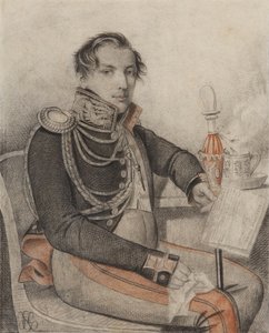 彼得·彼得罗维奇·科诺夫尼岑伯爵（Pyotr Petrovich Konovnitsyn）的画像，1803-1830年，1820年代初期。