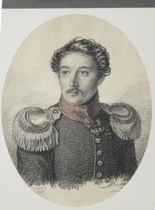 尼古拉·瓦西里耶维奇·赫沃斯托夫的肖像（1793-1837年，1822年）。