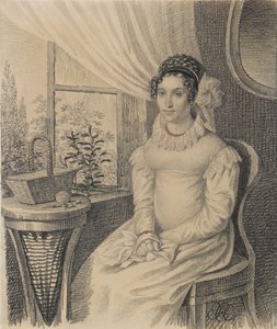 Varvara Alexandrovna Korsakova肖像，1820年代初期。