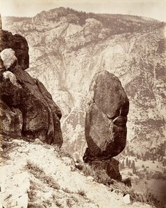 优胜美地的鹰点，约1872年，约1876年印刷。 作者 卡尔顿·E·沃特金斯。