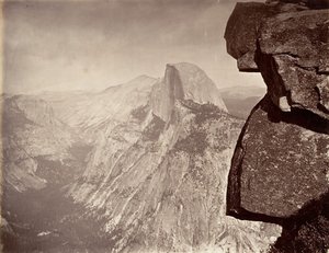 南穹顶，优胜美地，约1872年，约1876年印刷。 作者 卡尔顿·E·沃特金斯。