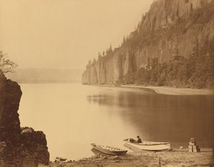 合恩角，哥伦比亚河，1867 年（照片）