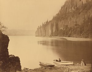 合恩角，哥伦比亚河，1867年。 作者 卡尔顿·埃蒙斯·沃特金斯