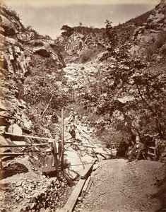 热硫磺泉，圣巴巴拉，1876年，约1876年印刷。