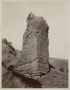 前哨岩石，犹他州回声峡谷，1873-74年 作者 卡尔顿·沃特金斯