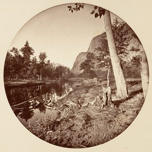 [加州优胜美地国家公园]，约1878年。