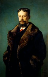 阿方索-塞尔巴蒂的肖像，卡洛-阿德莫洛（1824-1911），布面油画