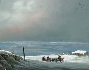 1841年冬天，敖德萨周围的环境。 作者 卡洛·博索利