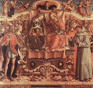 圣母加冕 作者 卡洛·克里维利（Carlo Crivelli）