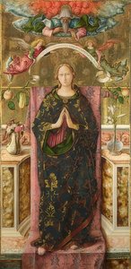 完美的构想。 1492 作者 卡洛·克里维利（Carlo Crivelli）