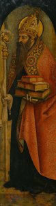 圣奥古斯丁，1480年代 作者 卡洛·克里维利（Carlo Crivelli）