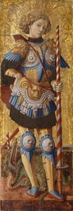 1472年，圣乔治。 作者 卡洛·克里维利（Carlo Crivelli）