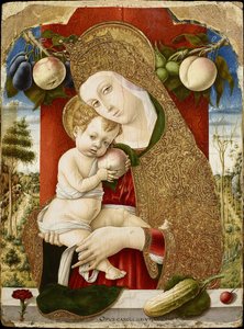 童贞女（1482-1483） 作者 卡洛·克里维利（Carlo Crivelli）