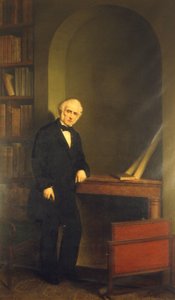 亚历山德罗·曼佐尼的肖像。 De Notaris 作画。 米兰曼佐尼故居。 作者 卡洛·德·诺塔里斯（Carlo De Notaris）