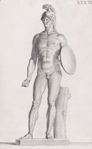 马尔斯雕像，1734年 作者 乔凡尼·多梅尼科·坎皮利亚