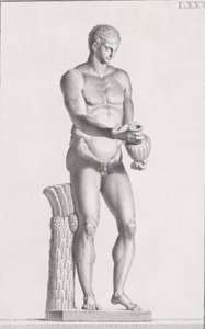 男性运动员的雕像，1734年 作者 乔凡尼·多梅尼科·坎皮利亚