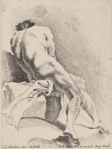 学术研究，从背面看，1725-75。