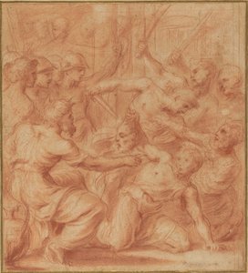 大卫将歌利亚的头献给扫罗王 作者 卡洛·马拉塔（Carlo Maratta）
