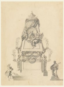 素描，国王的梳妆台，约 1765 年