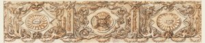 绘画，门楣设计，约 1770 年