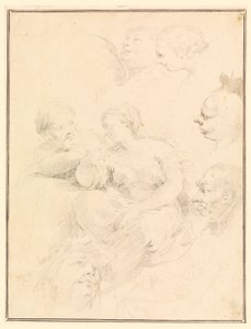 素描，人物素描，1775 年