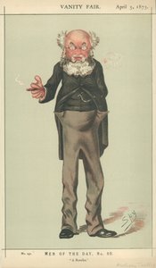 安东尼特罗洛普先生，一位小说家，1873年4月5日，“名利场”漫画