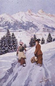 两个女人在Tour d
