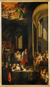 La naissance de la Vierge - 圣母玛利亚的诞生... 作者 卡罗萨拉切尼