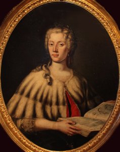 十八世纪中期的劳拉·巴西（Laura Bassi）肖像1711-1778