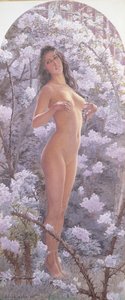 花丛中的裸体