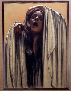 研究《波浪》，1907年