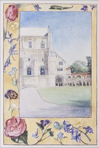 温彻斯特大教堂，Choristers off to practice，2007（wc on paper）