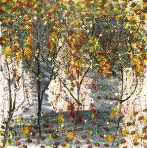 森林狂想曲，2001 年（布面油画）