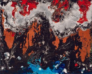 元素狂想曲》，2012 年（布面丙烯和水粉画）