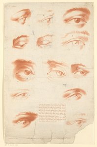 Dertien studies van ogen 1er Cahier (series title on object) 作者 保罗·安德烈·巴塞特