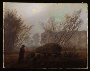 在山上散步 作者 卡斯珀·大卫·弗里德里希（Caspar David Friedrich）