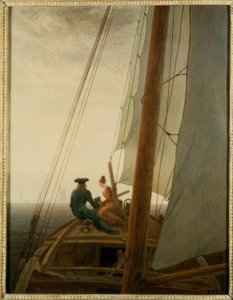 在水手上 作者 卡斯珀·大卫·弗里德里希（Caspar David Friedrich）